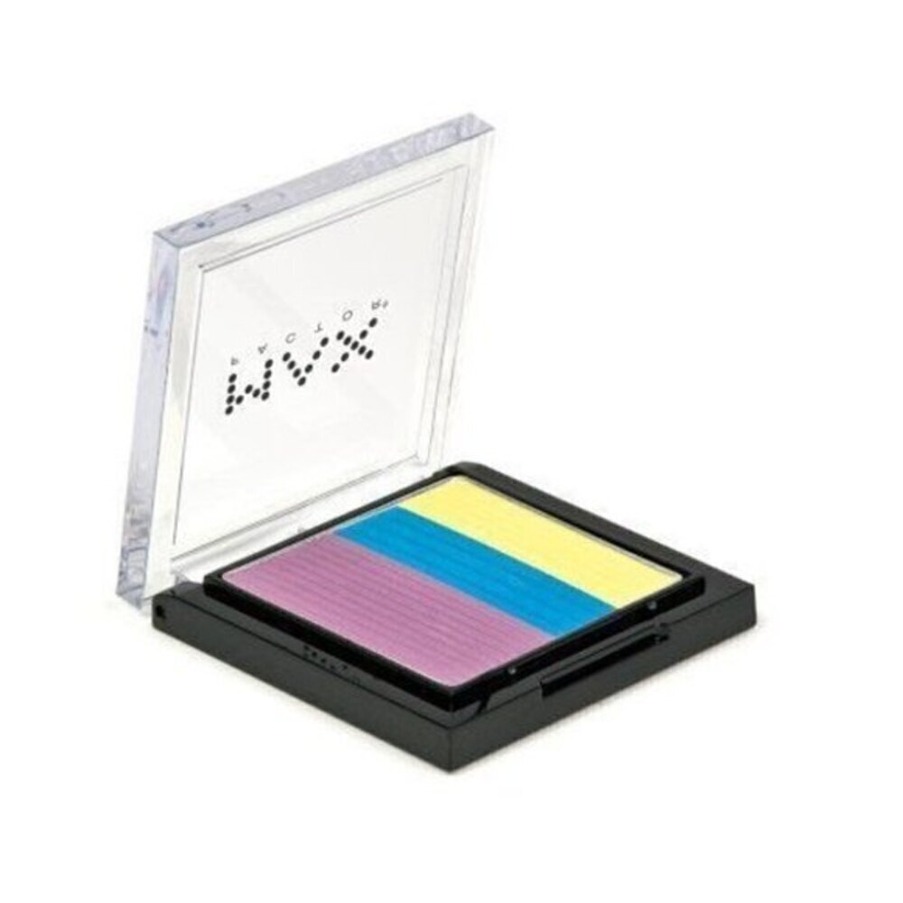 Max Factor Eye Shadow Trio African Violet Purple Yellow Blue, Bundle of 2